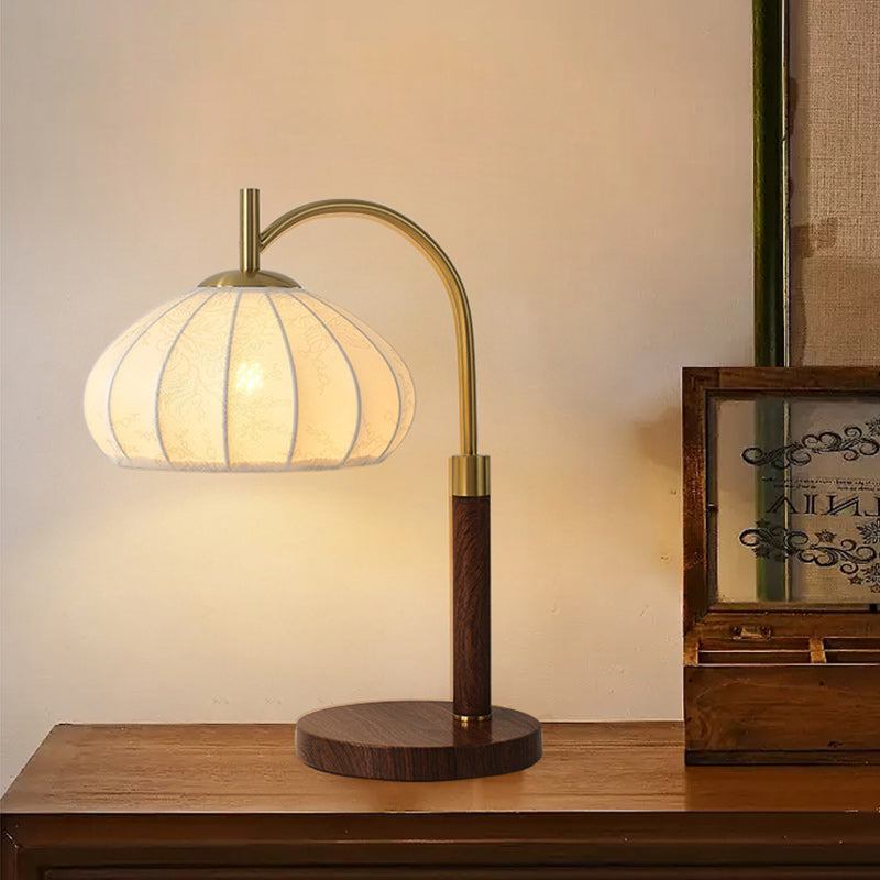 Printed Round Oval Cone Table Lamp