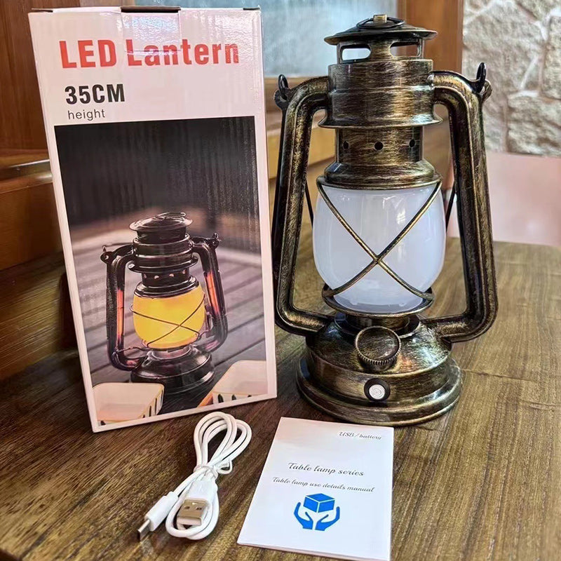 Horse Lantern Round ABS Table Lamp