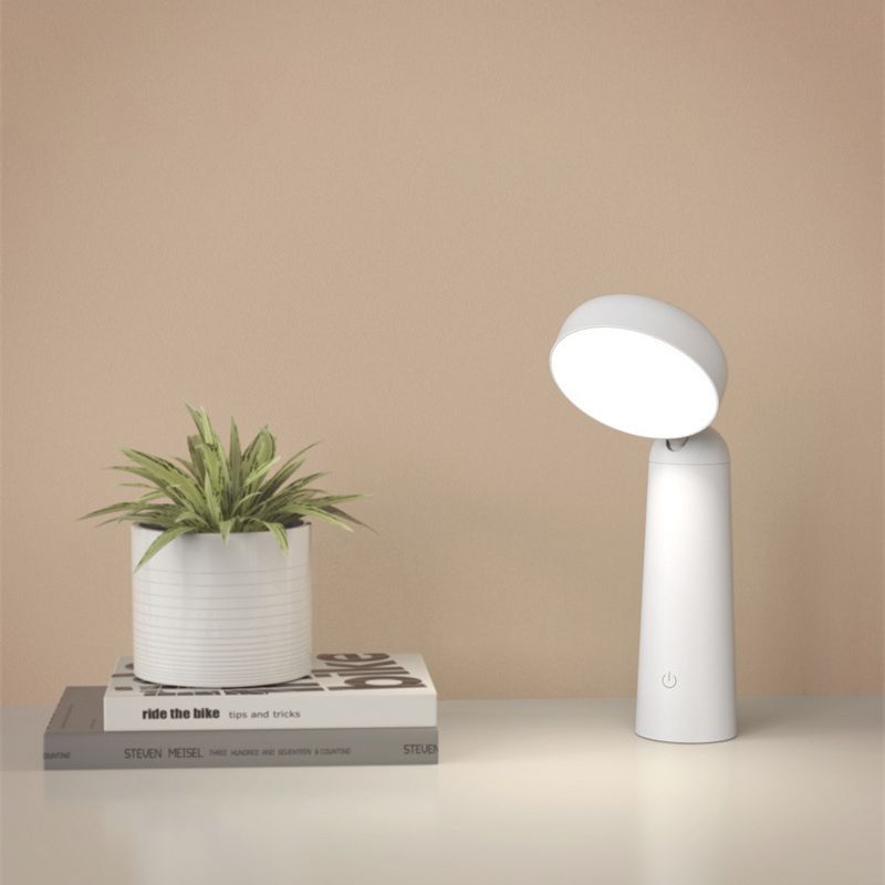 Portable Magnifier Shape Round Table Lamp