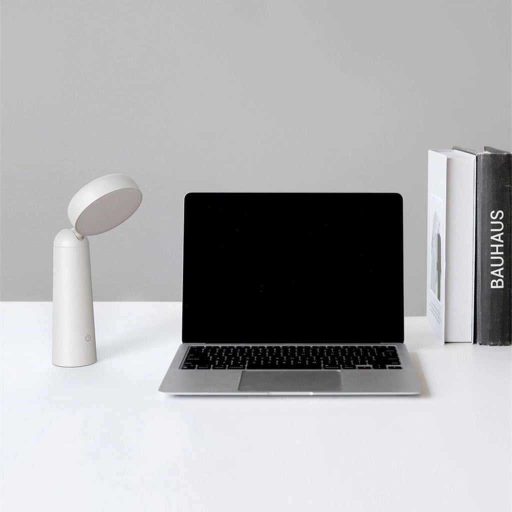 Portable Magnifier Shape Round Table Lamp