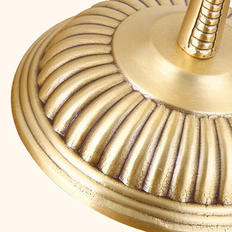 Round Cone Copper Glass Floor Lamp