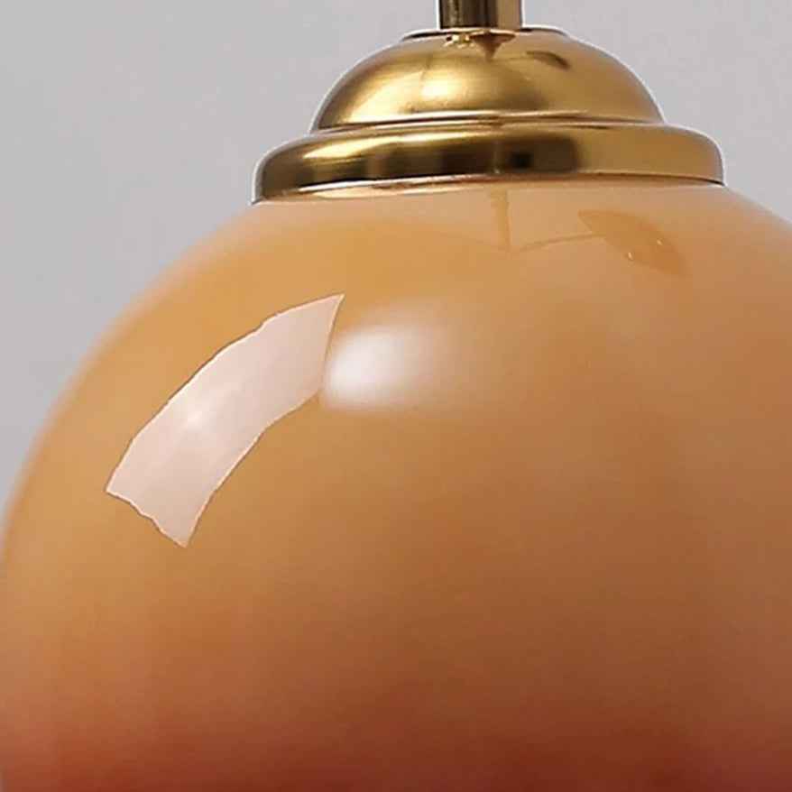 Cream Round Oval Ash Wall Lamp