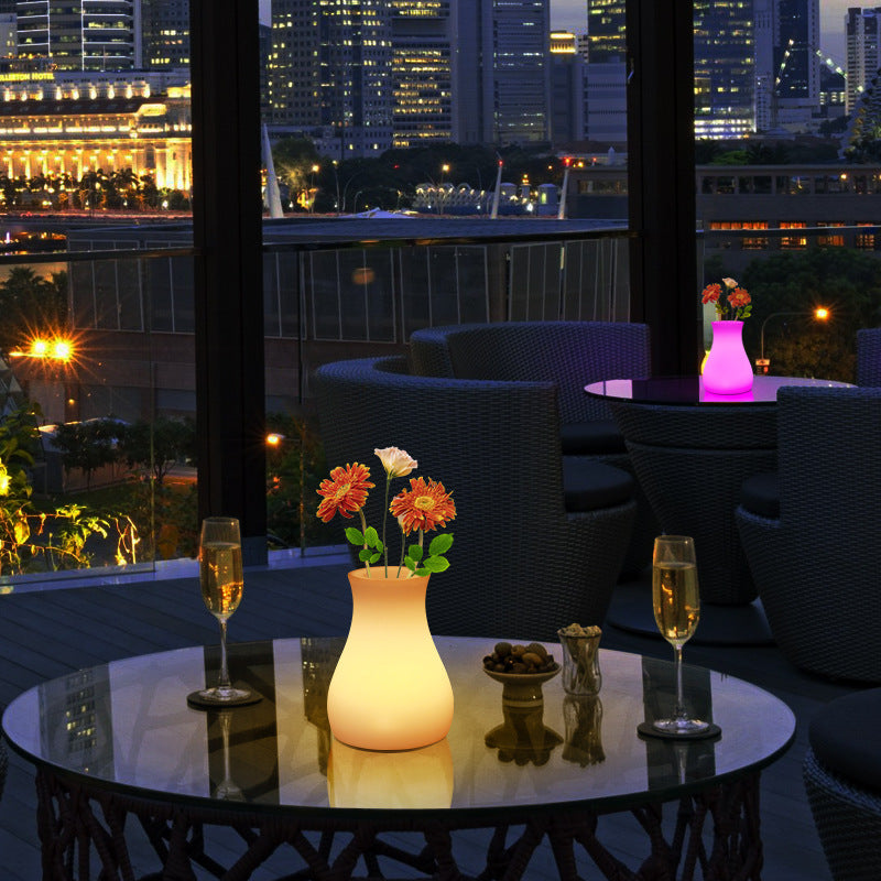 Vase Round Cylinder Square Table Lamp