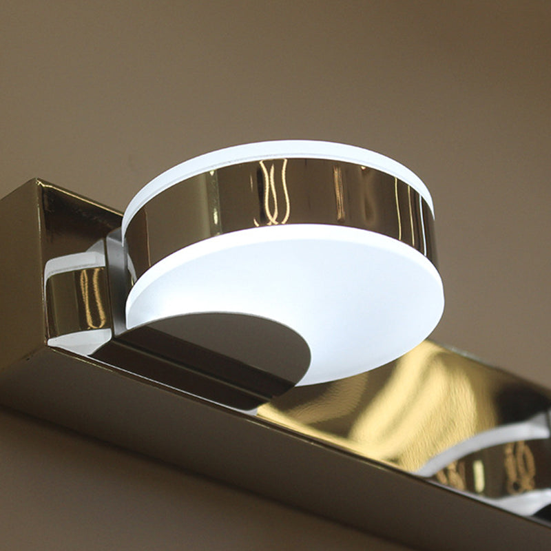 Round Linear Iron Acrylic Wall Lamp