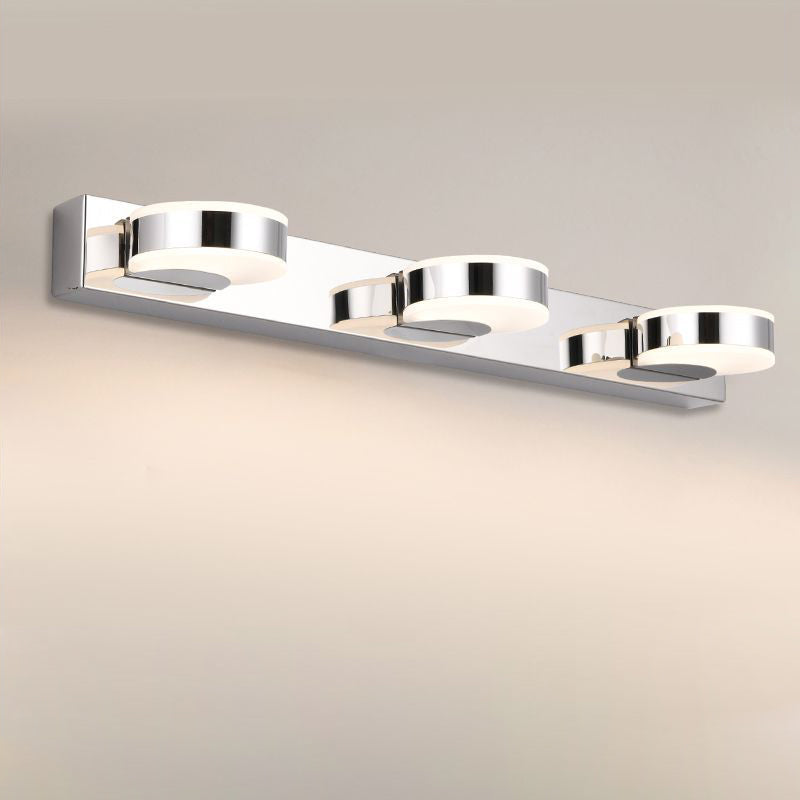 Round Linear Iron Acrylic Wall Lamp