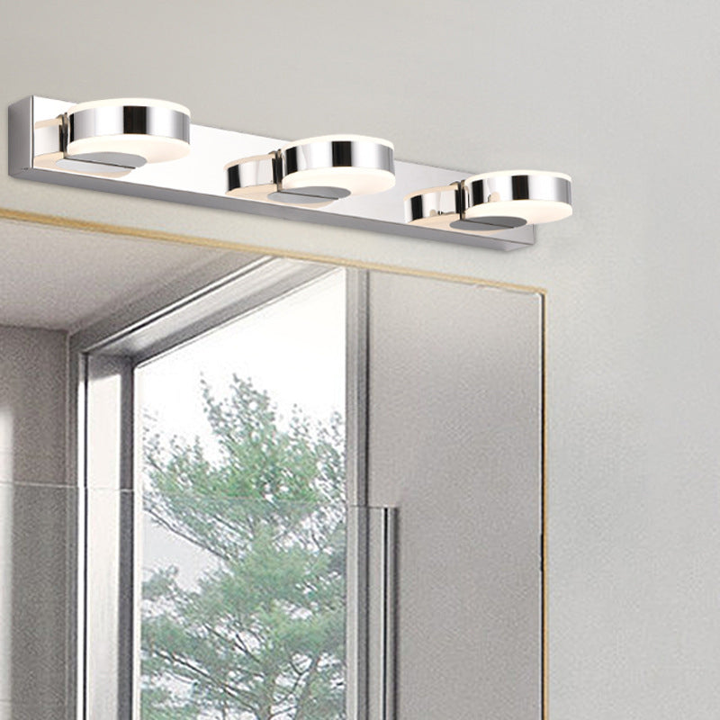 Round Linear Iron Acrylic Wall Lamp