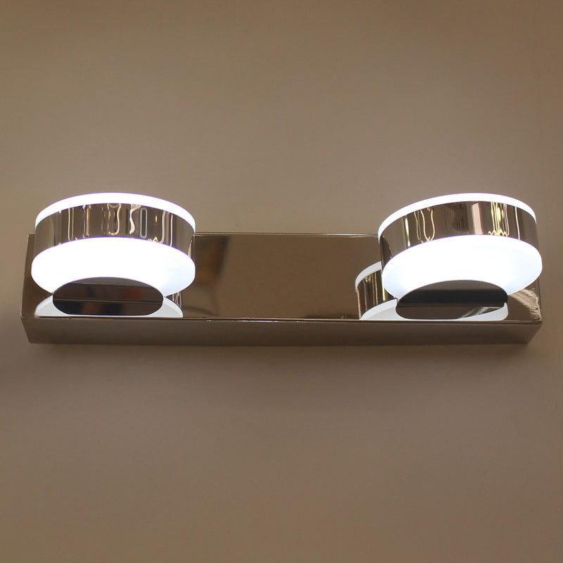 Round Linear Iron Acrylic Wall Lamp