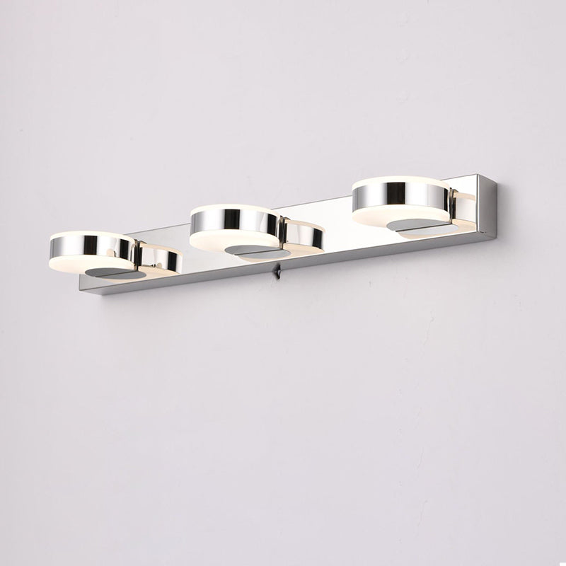 Round Linear Iron Acrylic Wall Lamp