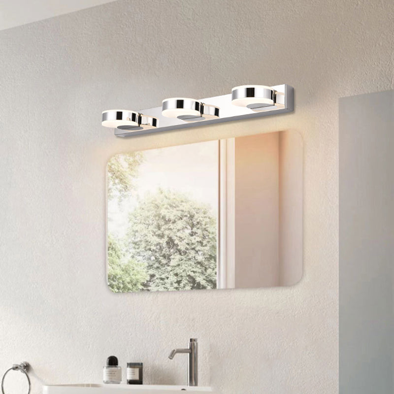 Round Linear Iron Acrylic Wall Lamp