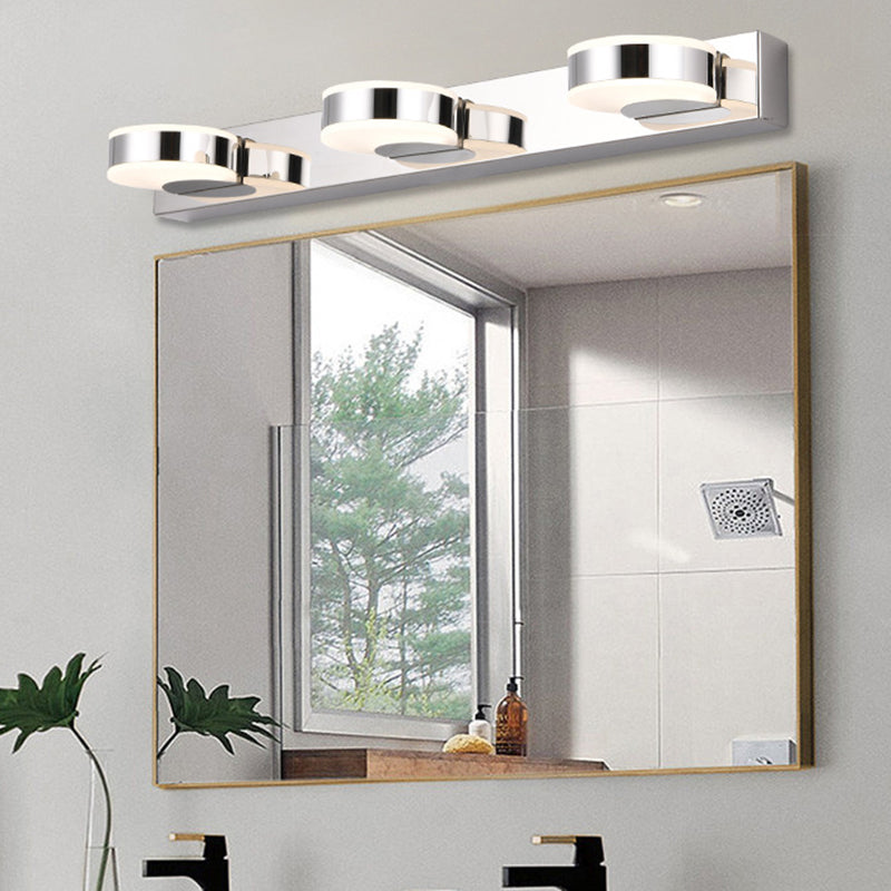 Round Linear Iron Acrylic Wall Lamp