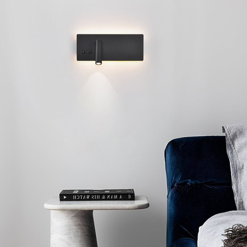 Rectangular Cylinder Iron Aluminum Wall Lamp
