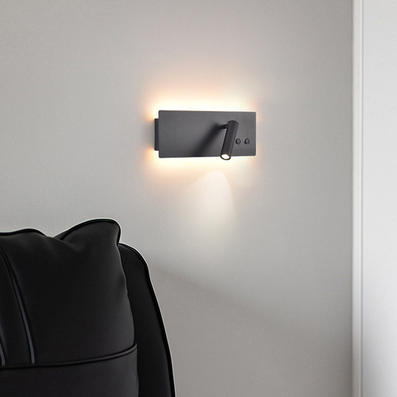 Rectangular Cylinder Iron Aluminum Wall Lamp