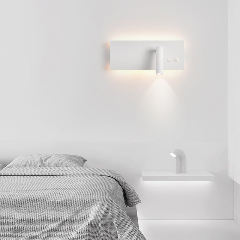 Rectangular Cylinder Iron Aluminum Wall Lamp