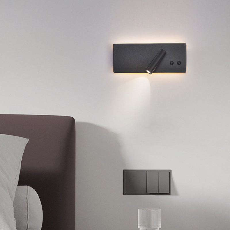 Rectangular Cylinder Iron Aluminum Wall Lamp