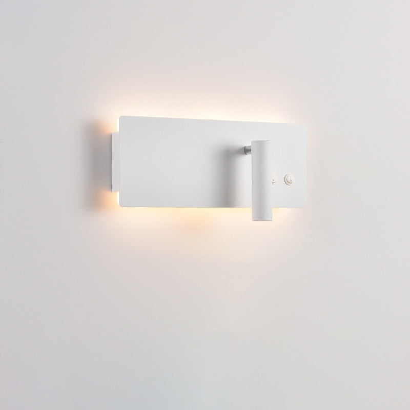 Rectangular Cylinder Iron Aluminum Wall Lamp
