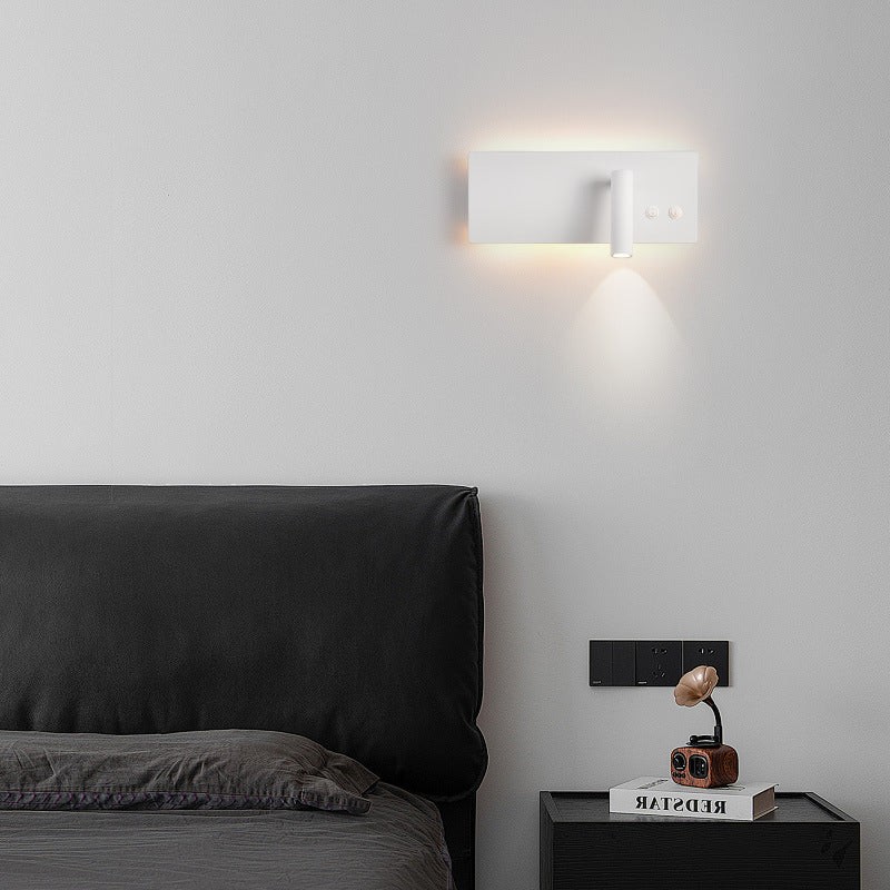 Rectangular Cylinder Iron Aluminum Wall Lamp