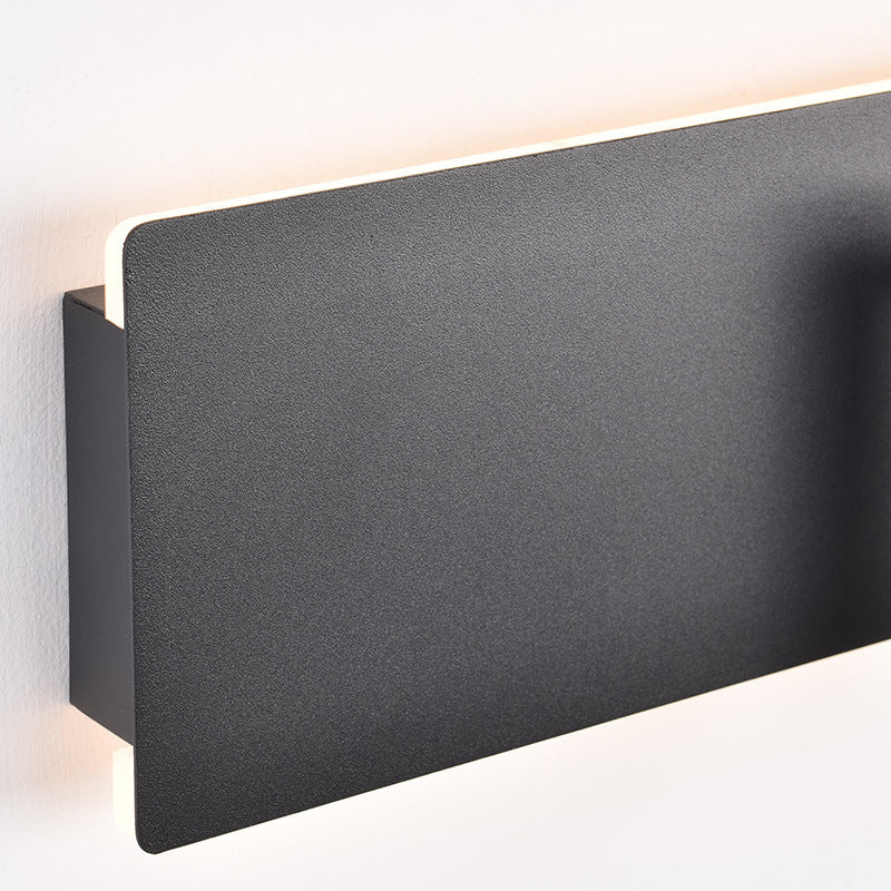 Rectangular Cylinder Iron Aluminum Wall Lamp
