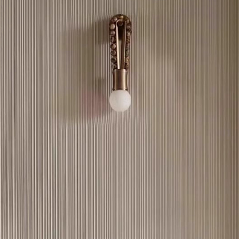 Round Orb Rope Aluminum Wall Lamp