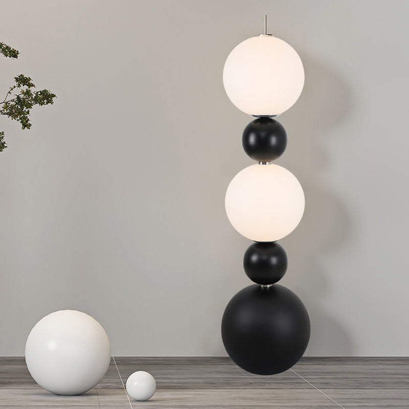 Sugarloaf Round Orb Resin Floor Lamp