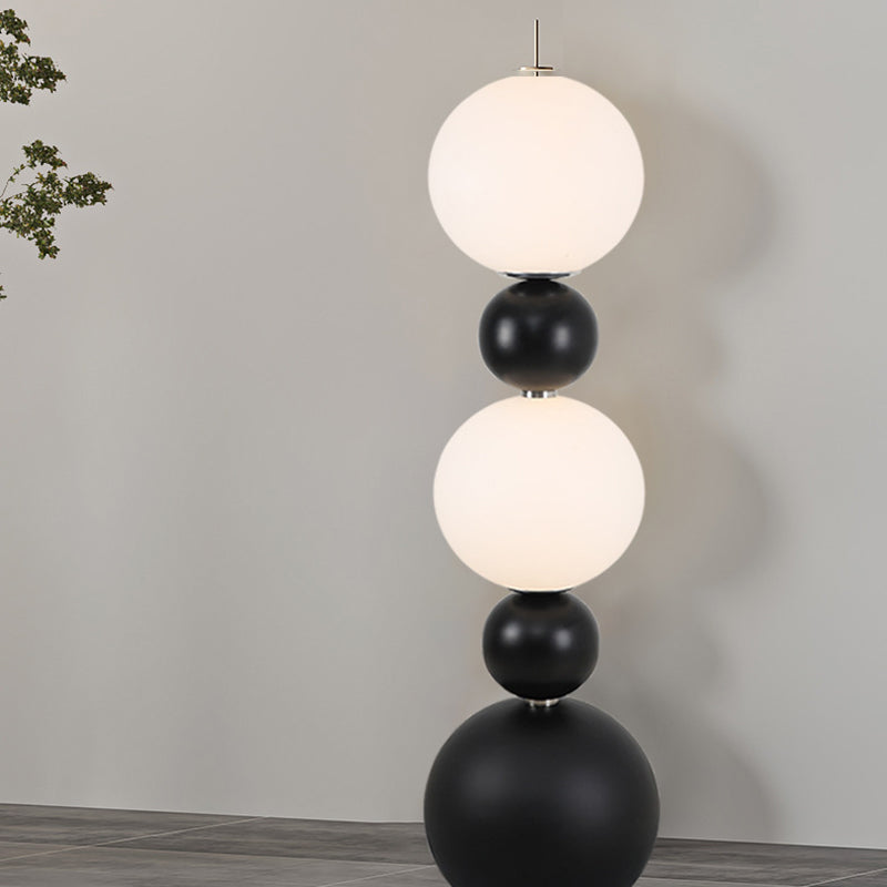 Sugarloaf Round Orb Resin Floor Lamp