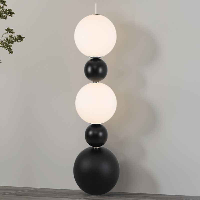 Sugarloaf Round Orb Resin Floor Lamp