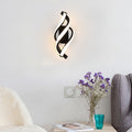 Spiral Aluminum Acrylic Bedroom Wall Lamp