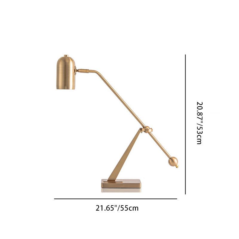 High Stand Cylinder Round Table Lamp