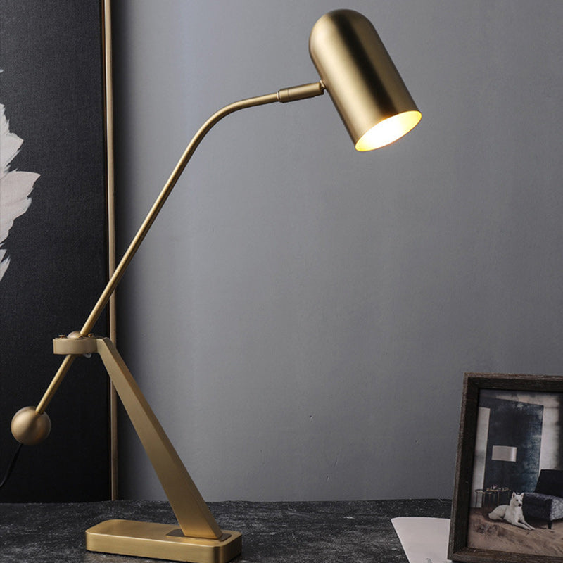 High Stand Cylinder Round Table Lamp