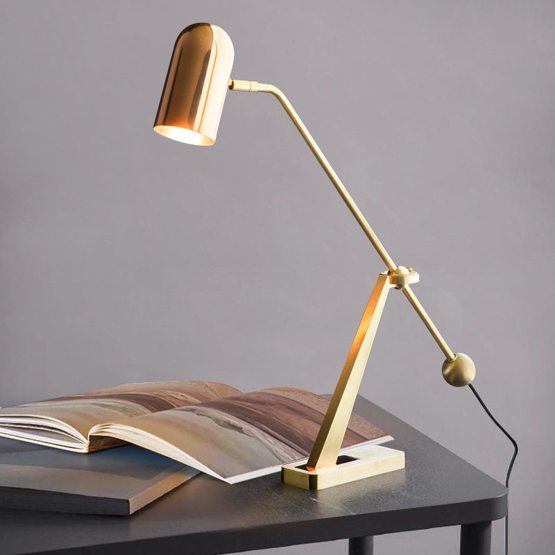 High Stand Cylinder Round Table Lamp