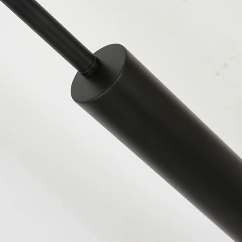 Contemporary Scandinavian Round Linear Floor Lamp