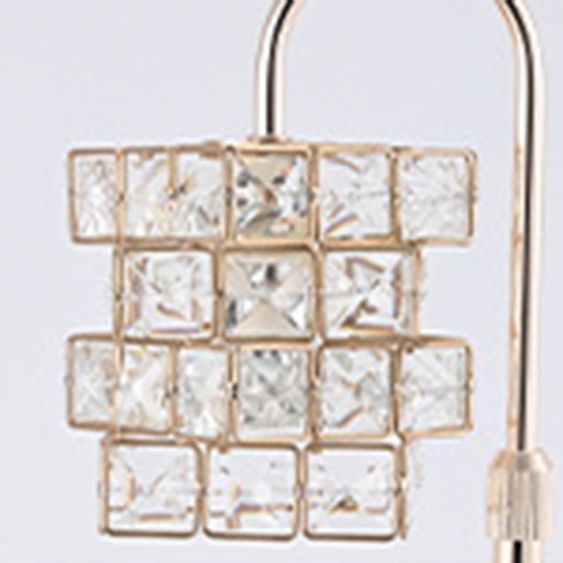 Rubik's Cube Diamond Wood Table Lamp