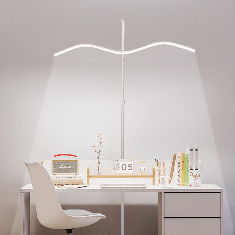 Wave Aluminum Floor Lamp