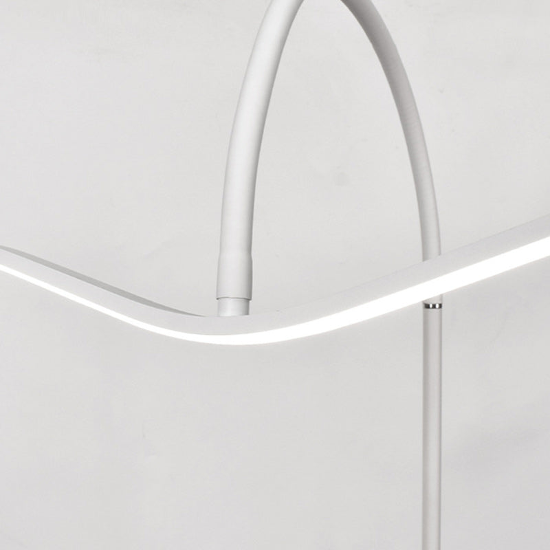 Wave Aluminum Floor Lamp