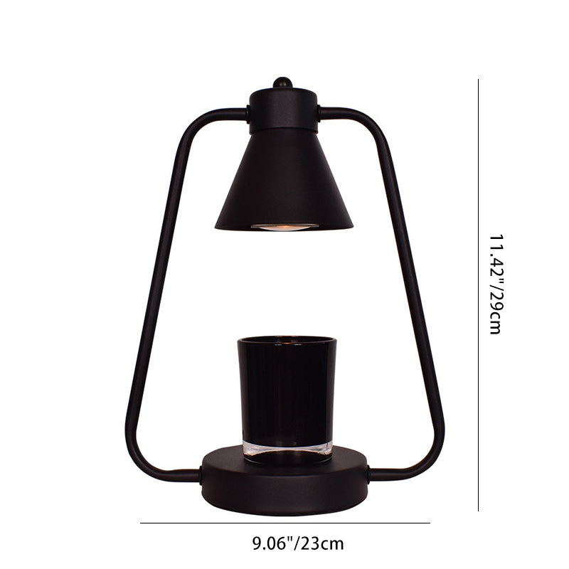 Round Prism Iron Melting Table Lamp
