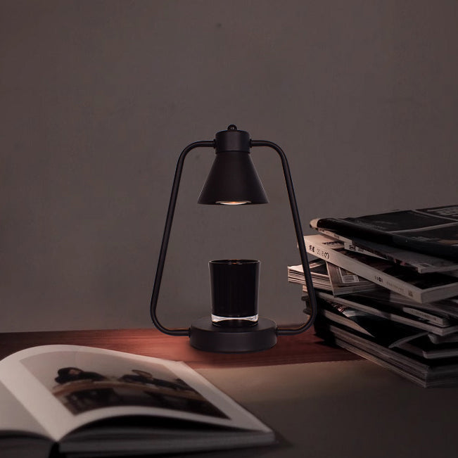 Round Prism Iron Melting Table Lamp