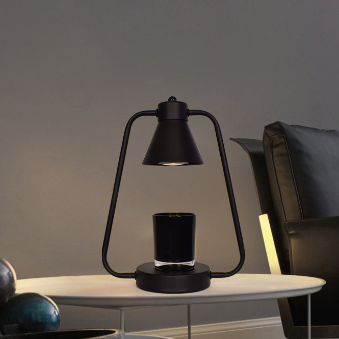 Round Prism Iron Melting Table Lamp