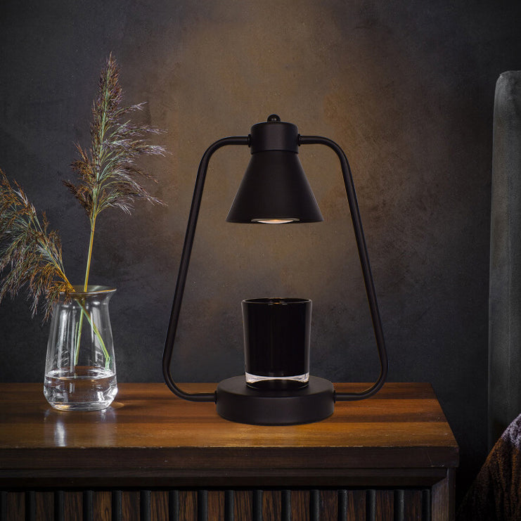 Round Prism Iron Melting Table Lamp
