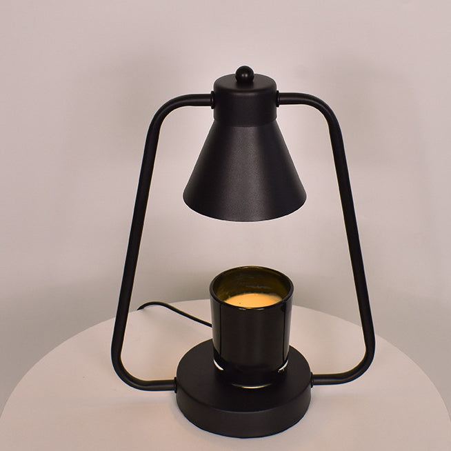 Round Prism Iron Melting Table Lamp
