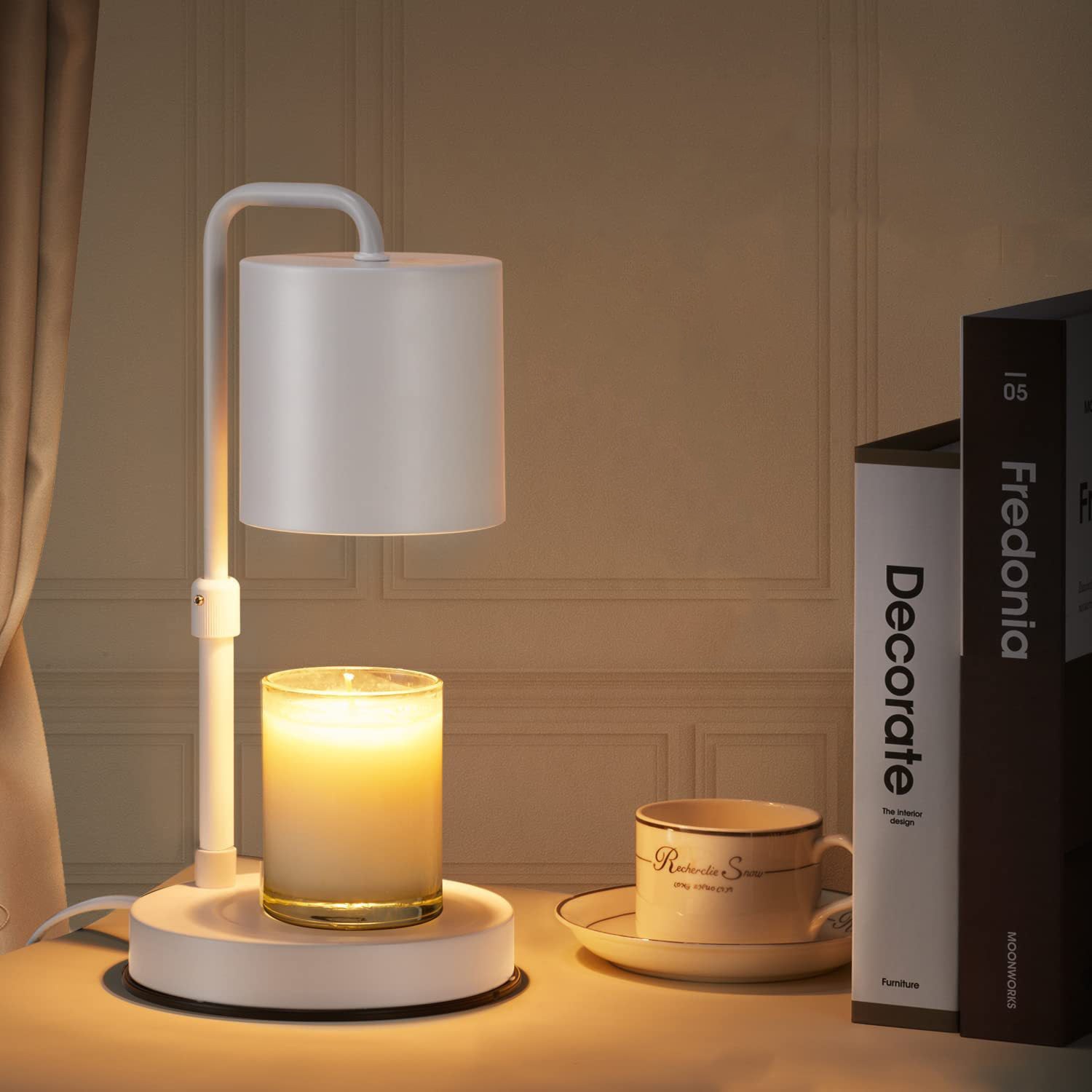 Lift Round Cylinder Iron Table Lamp