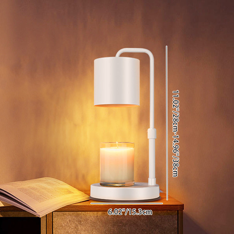 Lift Round Cylinder Iron Table Lamp