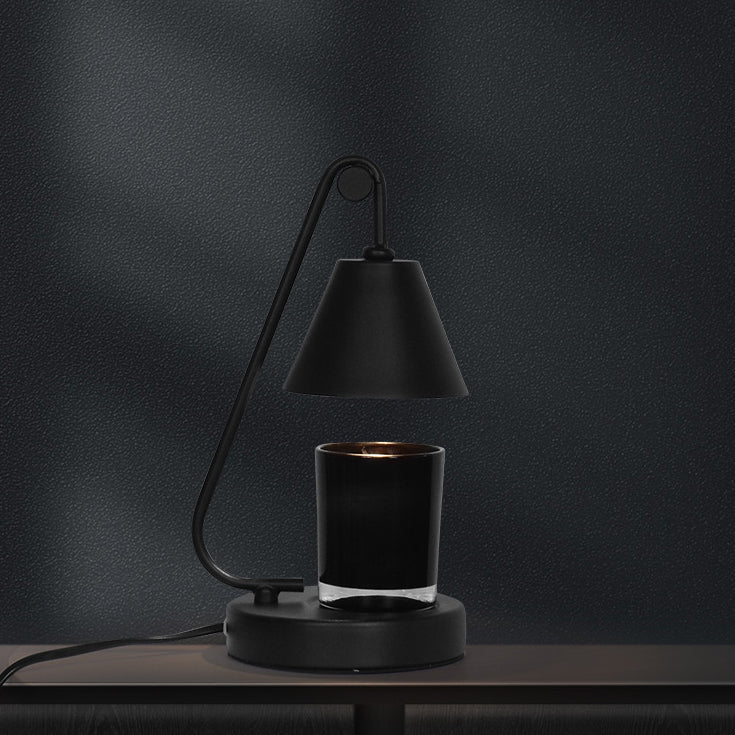 Round Cone Iron Melting Table Lamp