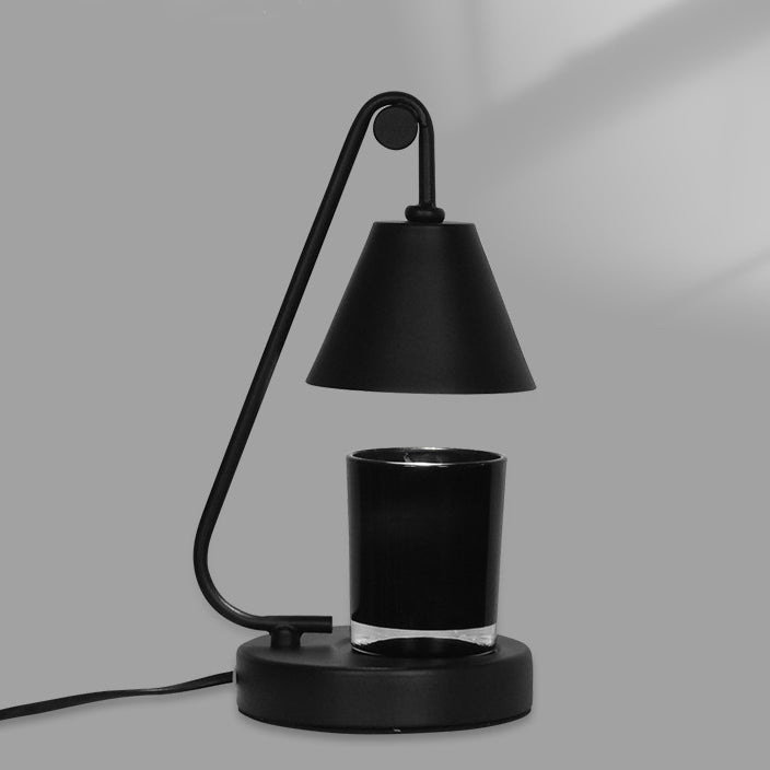 Round Cone Iron Melting Table Lamp