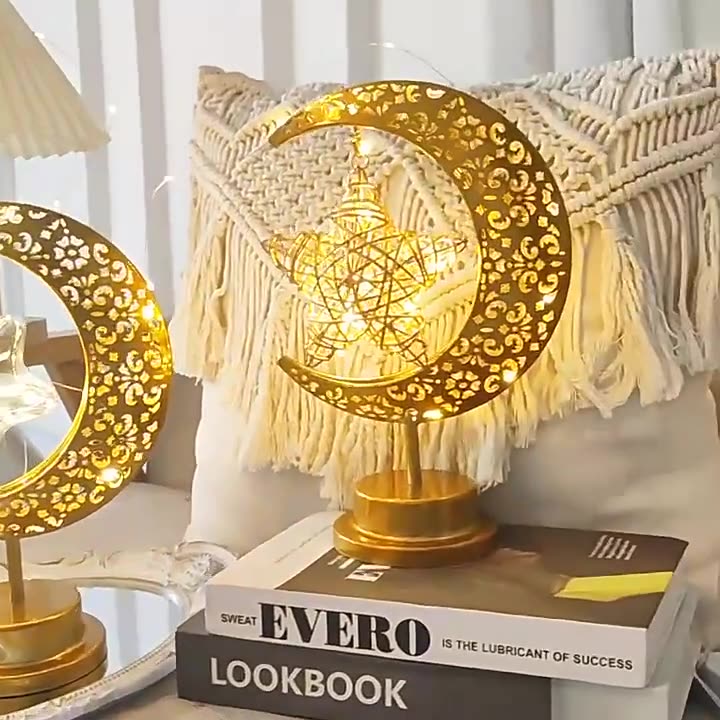 Moon Star Orb Shape Table Lamp
