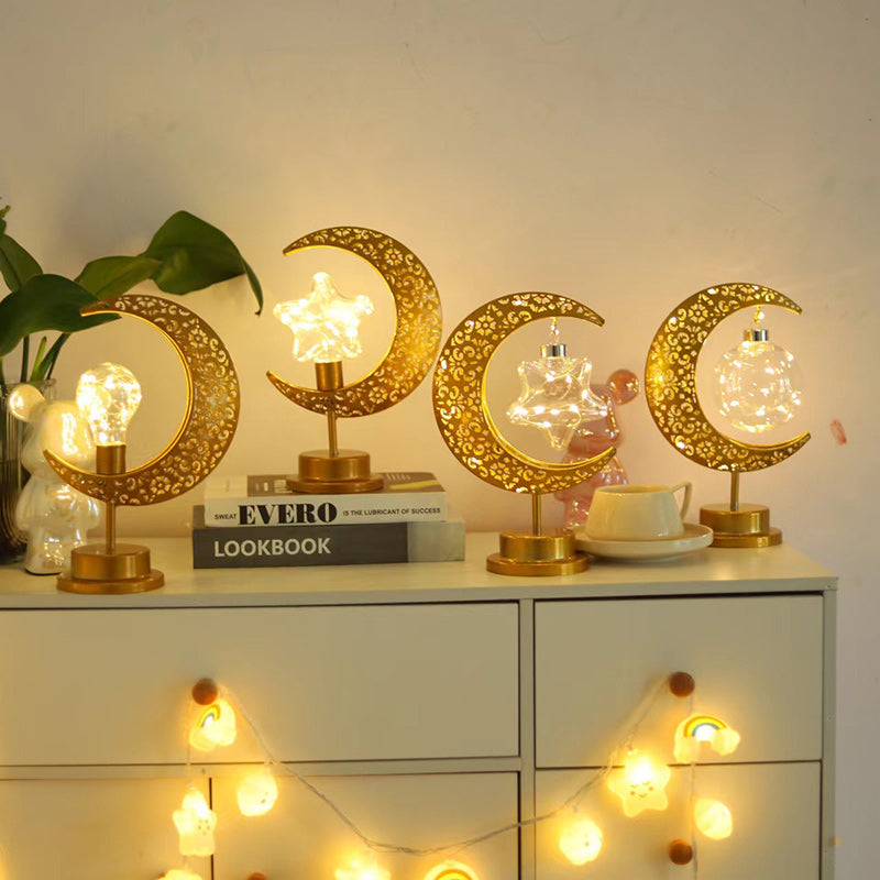Moon Star Orb Shape Table Lamp