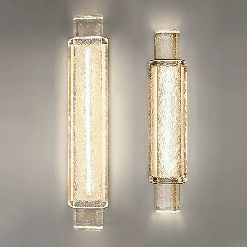 Rectangular Linear Stainless Steel Wall Lamp