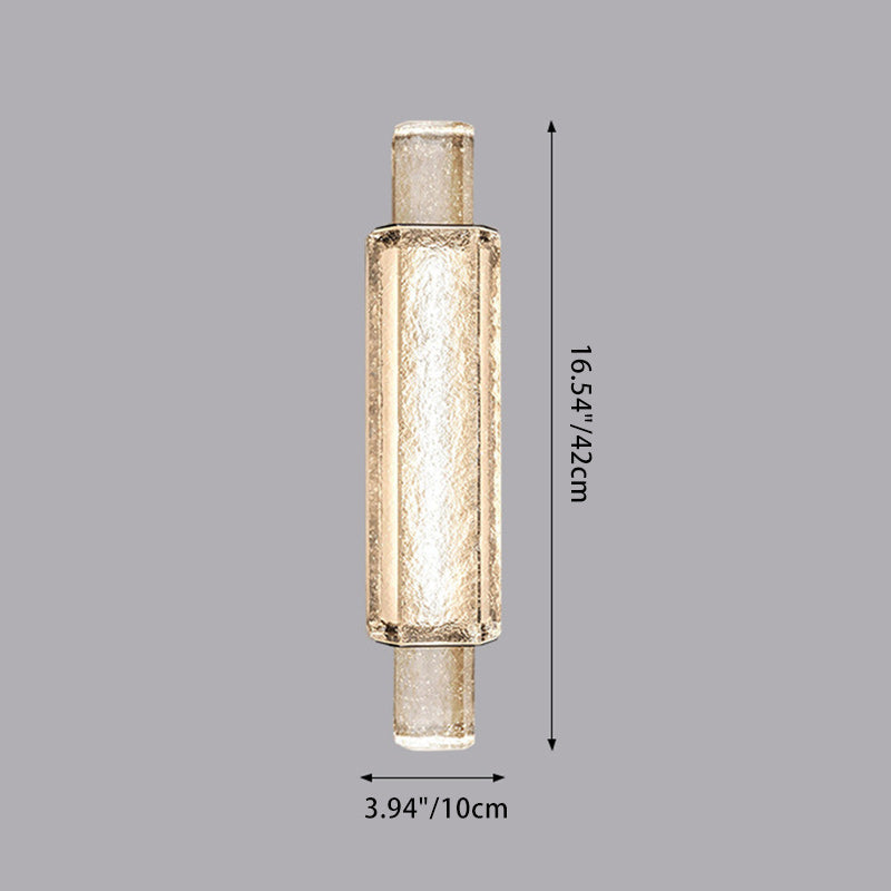 Rectangular Linear Stainless Steel Wall Lamp