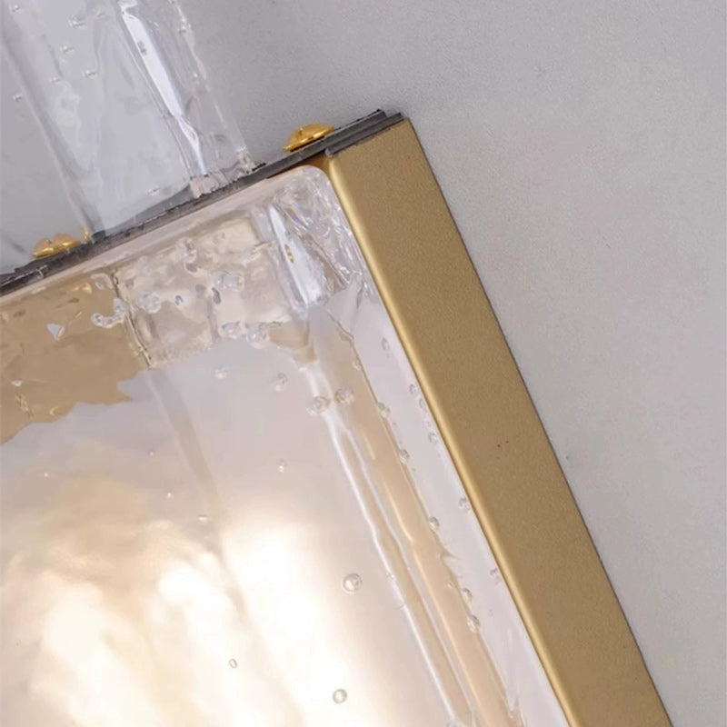 Rectangular Linear Stainless Steel Wall Lamp