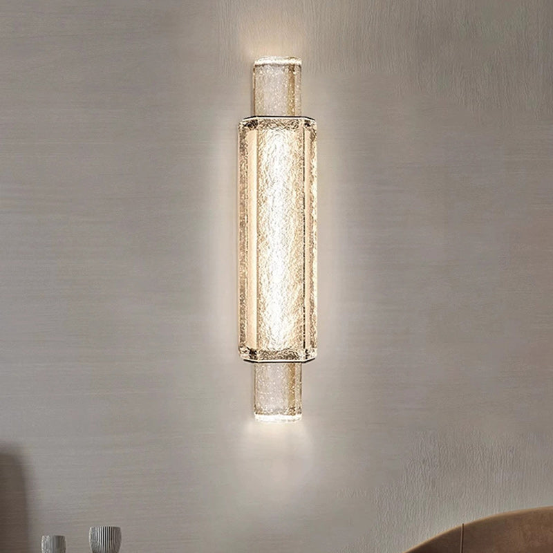 Rectangular Linear Stainless Steel Wall Lamp