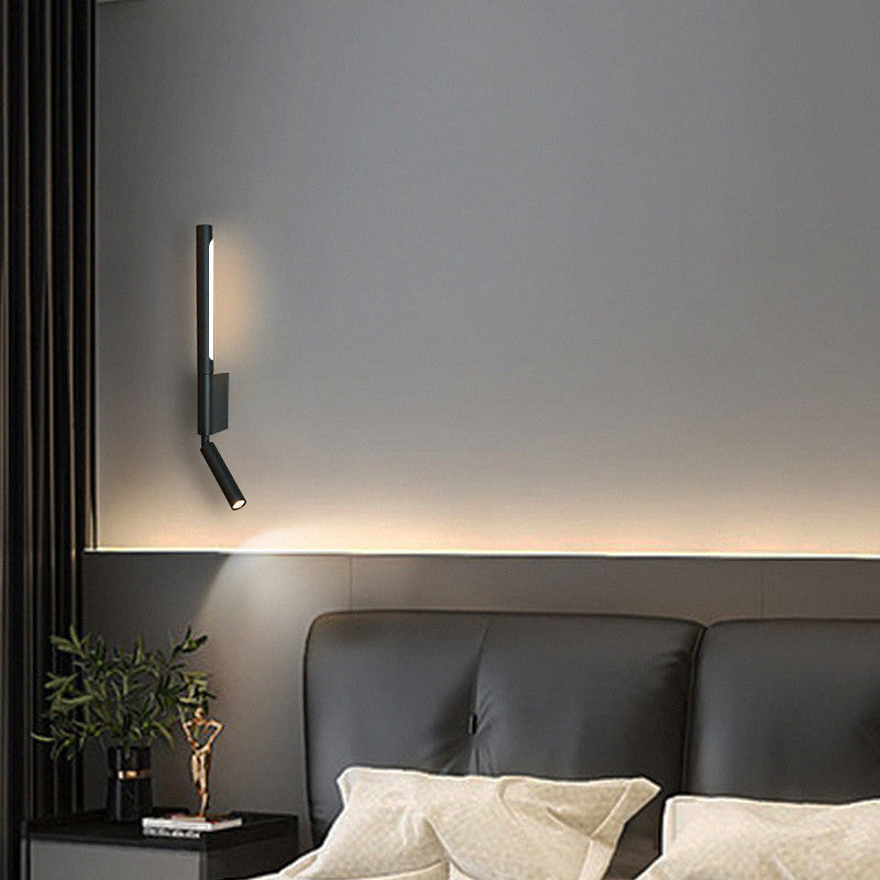Pull Up Rotating Cylinder Wall Lamp