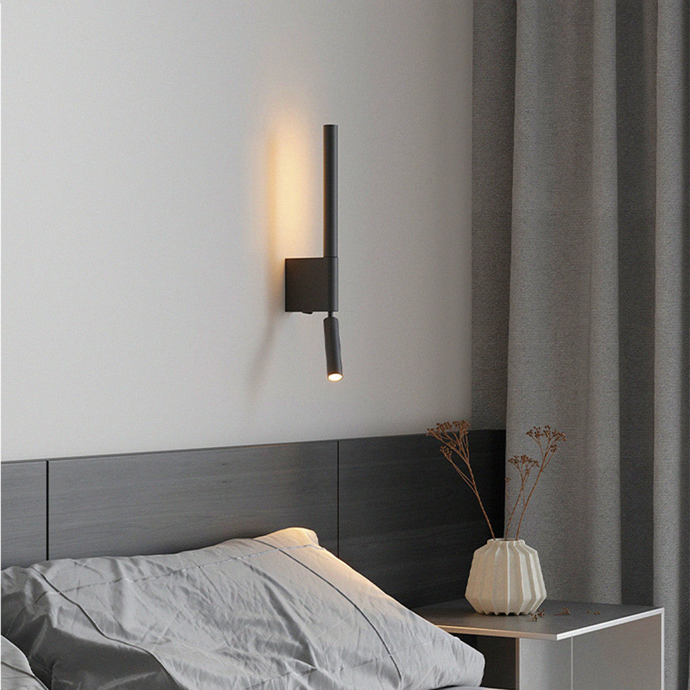 Pull Up Rotating Cylinder Wall Lamp